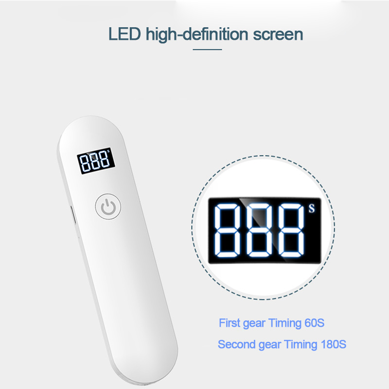 DC5V Portable UV Ultraviolet Sterilizing LED Lamp - UVC 265NM-280NM UVA 395NM-405NM USB Timing Disinfection LED Light DC5V Portable UV Ultraviolet Sterilizing LED Lamp - UVC 265NM-280NM UVA 395NM-405NM USB Timing Disinfection LED Light